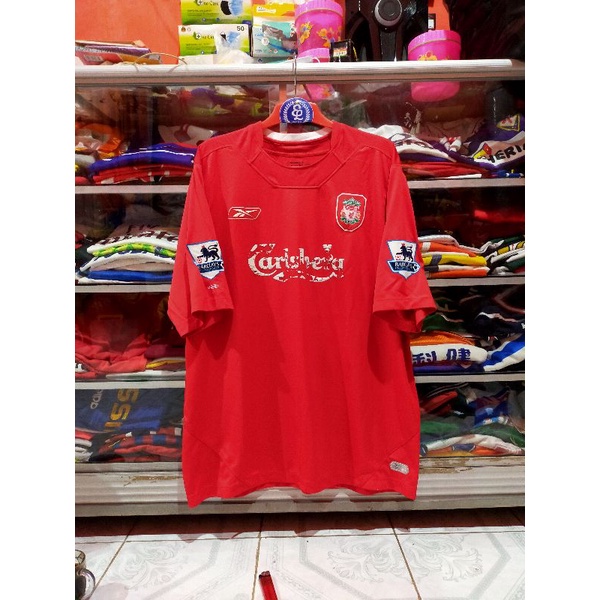 jersey bola liverpool 2005 second original