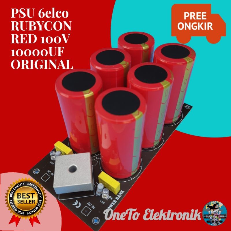 PSU rubycon 6elco red 10000uf 100v