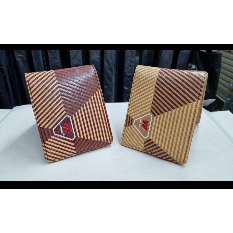 DOMPET WARNER GARIS2 SEGI3 BAHAN  BERKUALITAS