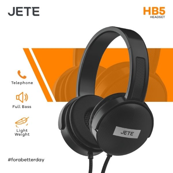 Bundling Headphone JETE HB5 + Mousepad JETE 01 - Garansi 2 Tahun