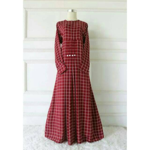 GAMIS SEXY QUEN / GAMIS KOTAK /GAMIS MOTIF KOTAK