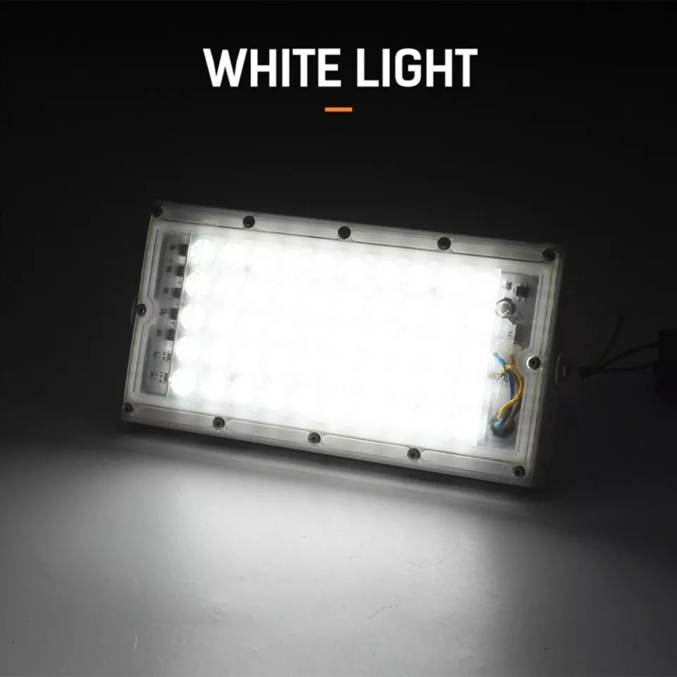 Lampu Sorot LED DC 12V 50W Watt Volt Floodlight Tembak Outdoor SNI