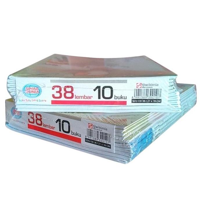 

JDM Buku Tulis Sidu 38 Lembar isi 10 Buku / Harga Untuk 1 pcs Buku BO41 ➛