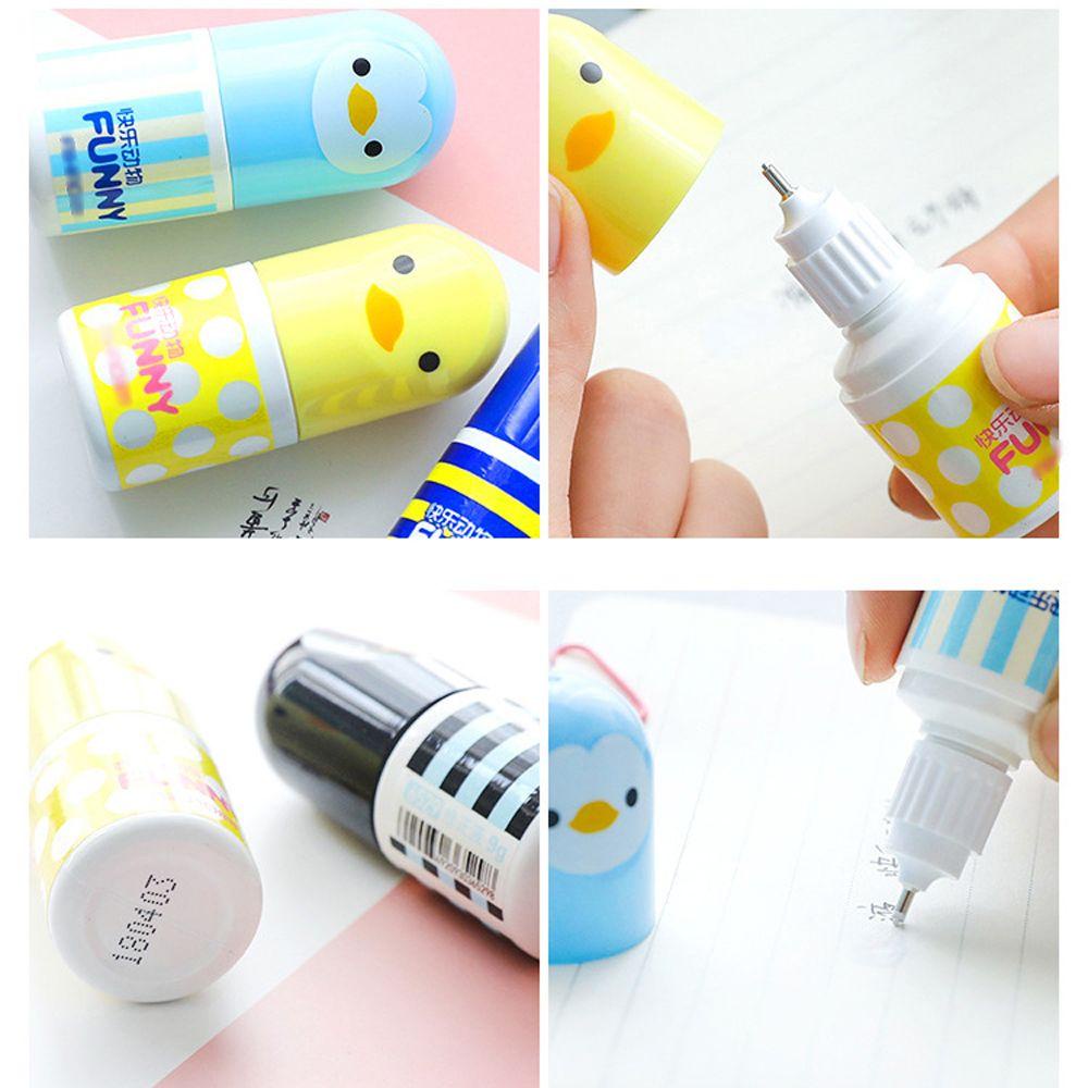 REBUY Rebuy Correction Fluid Portable Kawaii Alat Koreksi Pasokan Kantor Novelty Chick White Corrector Korektor Tulisan