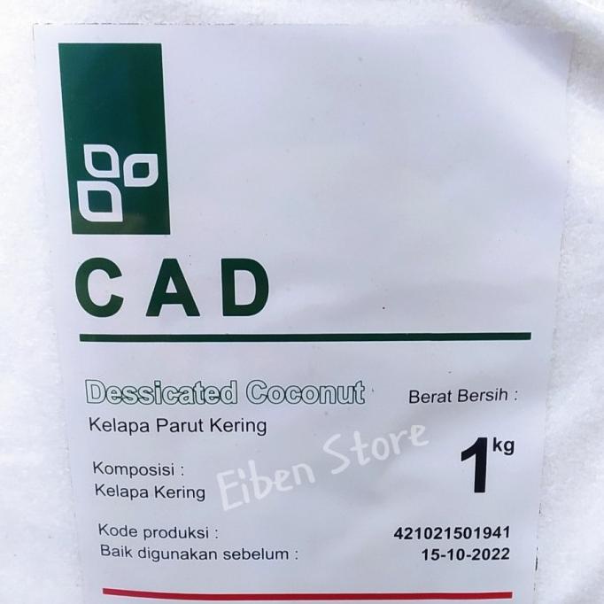 

{{{{{{] CAD Kelapa Kering Parut /Dessicated Coconut Kemasan 1k