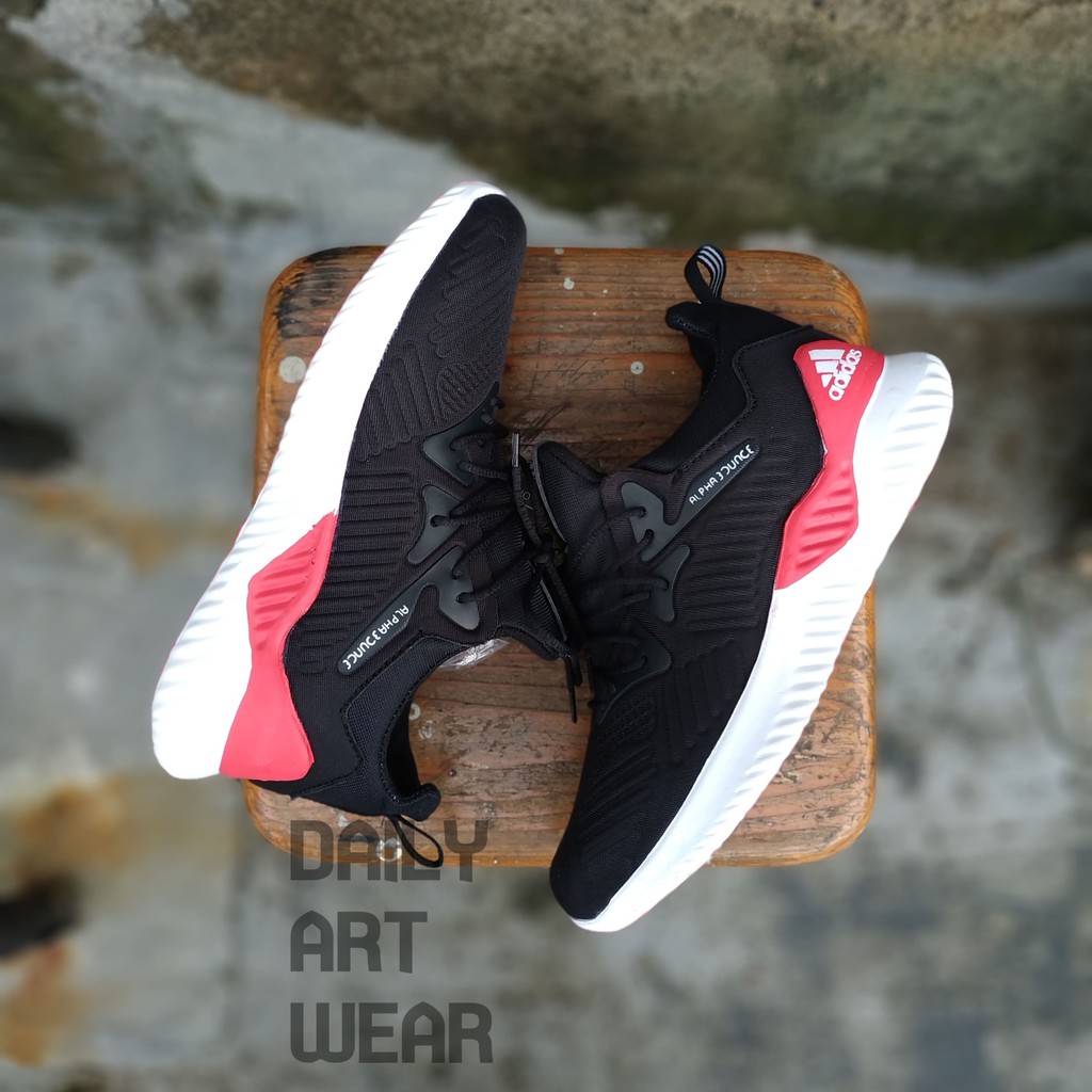 DISKON SEPATU ADIDAS ALPHABOUNCE BEYOND RUNNING MAROON SEPATU COWOK KASUAL MADE IN VIETNAM PREMIUM