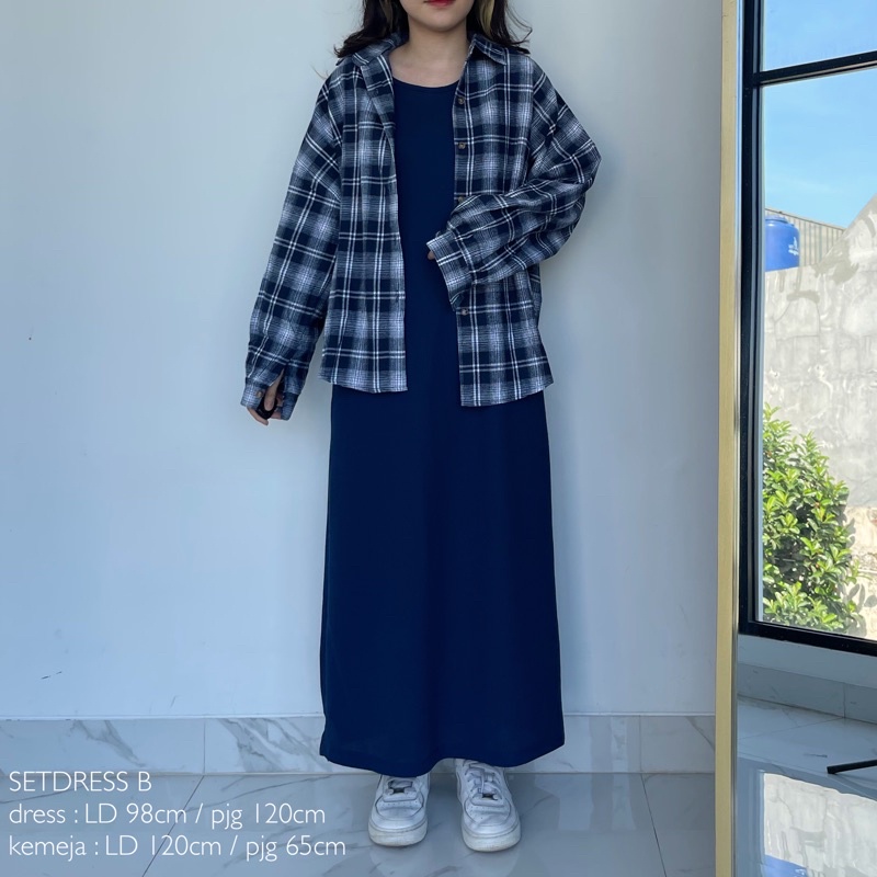 set baju celana KALLYOUTFIT-SETDRESS B