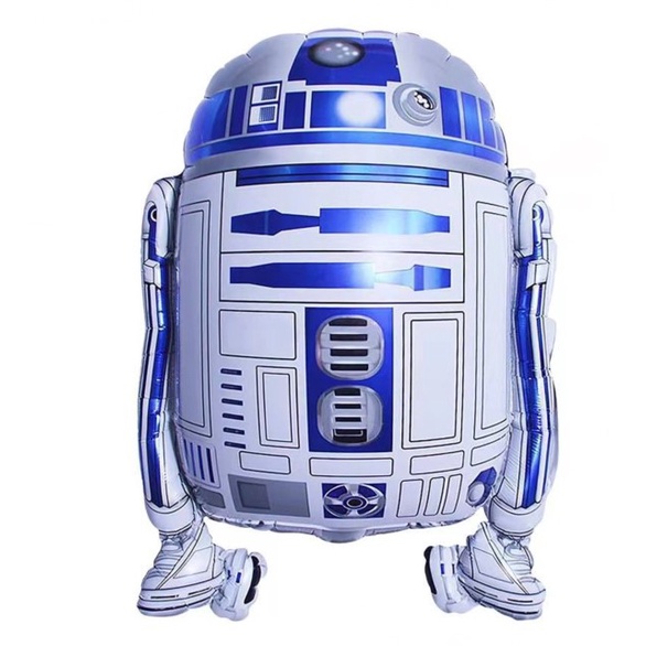 1pc Balon Foil Desain Disney Star Wars BB8 R2D2 Ukuran Besar Untuk Hadiah Ulang Tahun