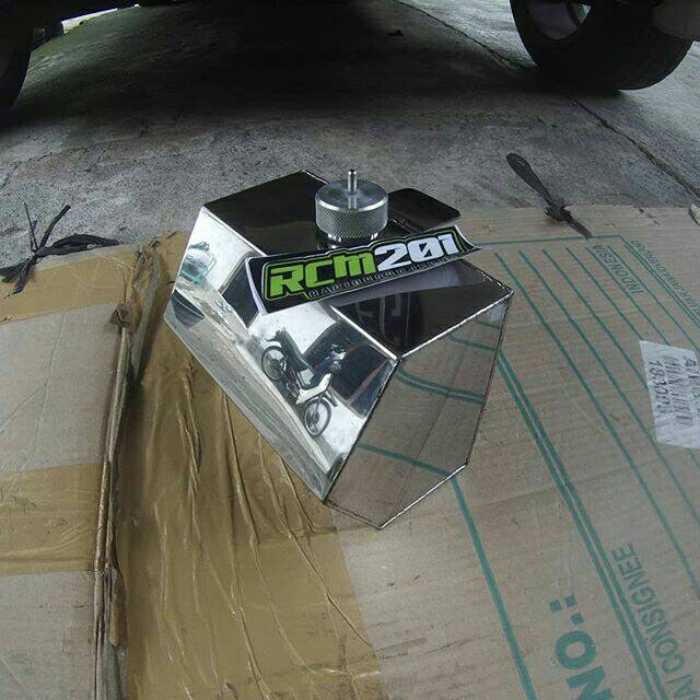 Tangki motor drag (depan)  persegi lima