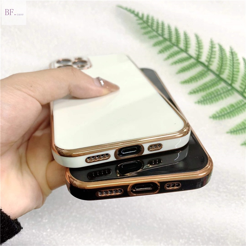 Soft Case Silikon Electroplating 6d Cover Iphone 11 12 13 Pro Max X Xr Xsmax 6 7 8 Plus 12promax