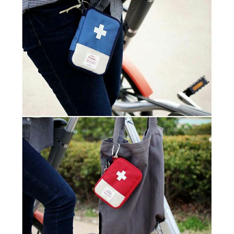 Tas Mini Obat P3K Le Around Red Obat Travel Bag A3079