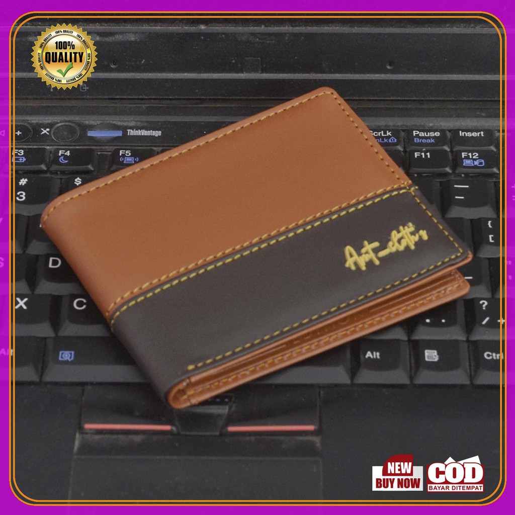 promo !! Dompet cowok terbaru Bahan PVC premium COD