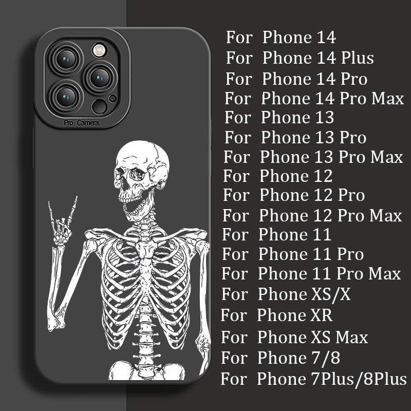 Soft Case Silikon Tahan Banting Untuk IPhone 14 Pro Max 13 12 11 Plus XS XR X