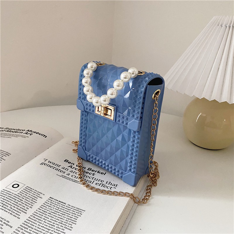 RYX - Solid Pearl Tas Selempang Wanita Fashion Casual - Ori Import