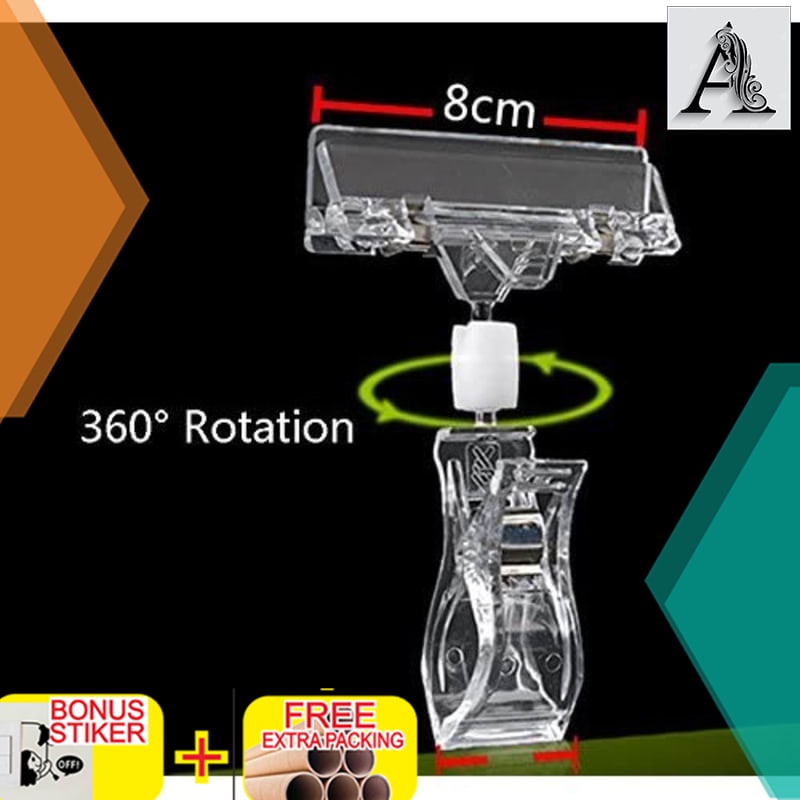 

Murah Akrilik jepitan label harga / display harga akrilik