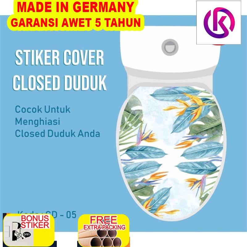 

Promo Stiker Tutup Closet Duduk Toilet Cover Desain Modern - CD-05