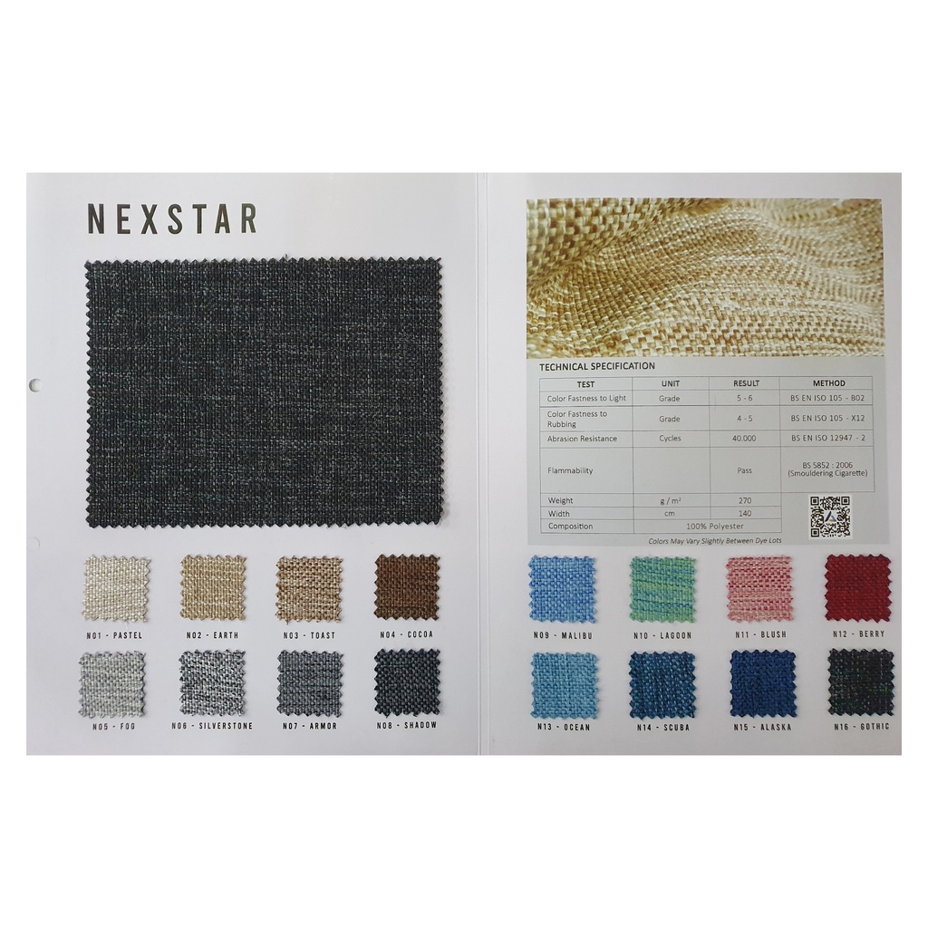 KAIN POLOS - NEXSTAR - HIKARON - INTERIOR SOFA MEBEL FURNITURE KURSI JOK