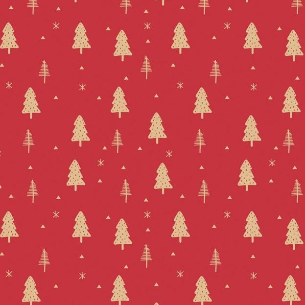 

☪ BUY 3 GET 4 Kertas Kado Natal Harvest Xmas Wonderland - Red ➽