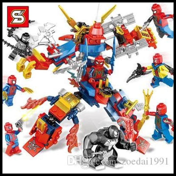 Limited Edition Lego Minifigure Venom Minifigures Carnage Dr Octopus Spider-Man Xinh Limited Edition