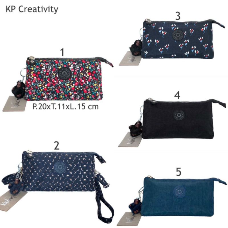 Pouch Dompet Tas selempang wanita k1pling Kp creativity clutch