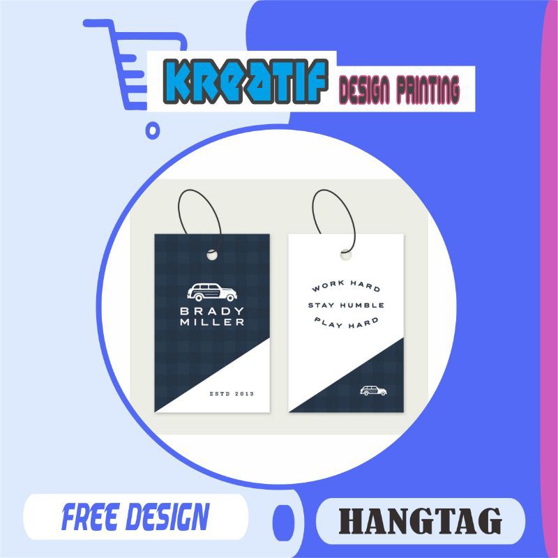 

Cetak Label HangTag | Price Tag | Kualitas Premium | Proses Cepat | Murah (Bisa Costume/GRATIS Free) Isi 100pcs