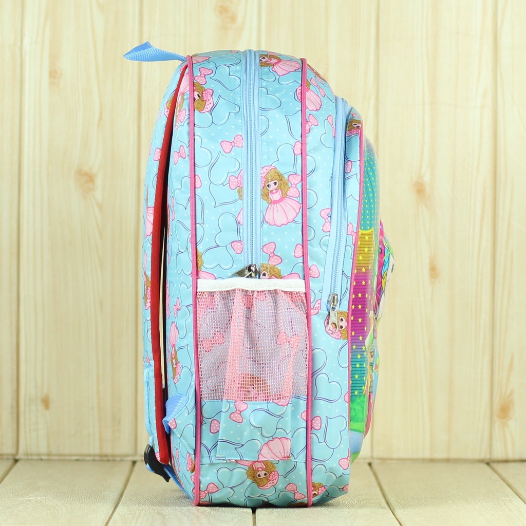 Tas Sekolah Sd Backpack Tebal Anak Perempuan Sd Tk Lampu Unicorn Tas Biru Lucu Ransel Unicorn Cantik