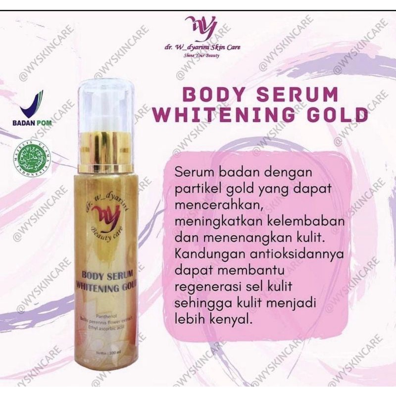 BODY SERUM GOLD DR. WIDYARINI SKINCARE