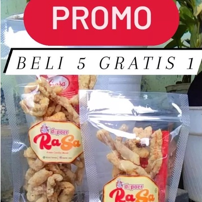 

[50gr] Keripik Usus Ayam by Depoer RaSa || Enak, Gurih, Renyah, Pedas