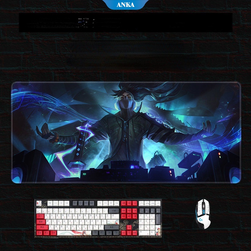 Mouse Pad Gaming Desain League Of Legends Ukuran Besar