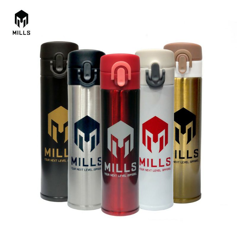 Mills Tumbler A7 7003 botol minum olahraga stainless steel bottle sports futsal soccer gym sepeda dl