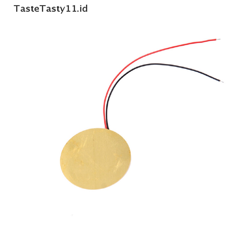 10pcs Disk Drum Sensor Trigger Piezo Elements buzzer Sounder Bahan Tembaga Ukuran 35mm
