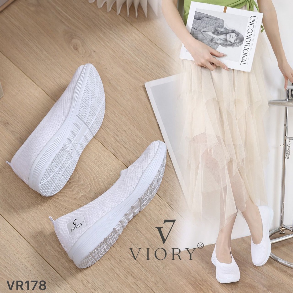 VIORY Sepatu Wanita Flynkit Flat Shoes #VR178 ORIGINAL