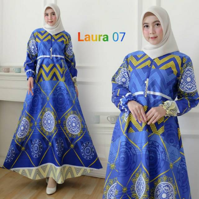 Gamis dress Laura syari Real pic