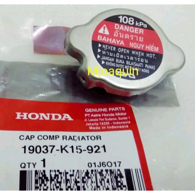 Cap Comp Tutup Radiator New CB150R CBR 150R CB150X Ori Honda 19037K15921