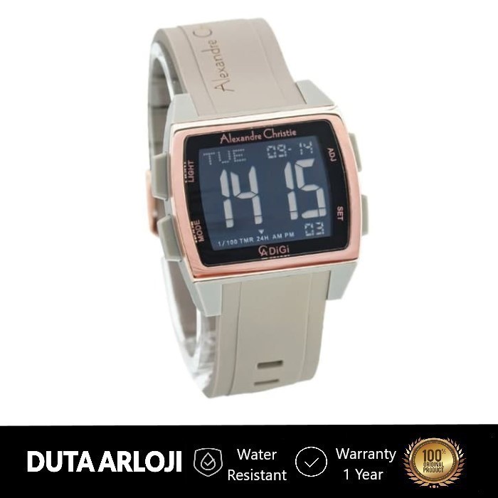 Alexandre Christie AC 9343 MH RRGBAGR Digital Men Rubber