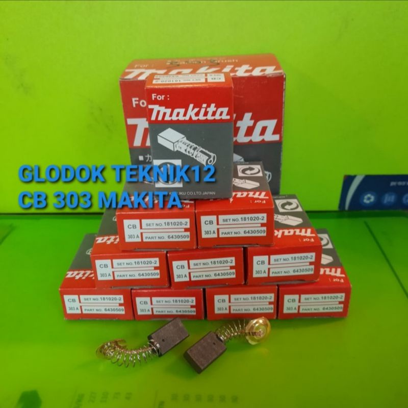 CARBON BRUCH MAKITA CB 303 A / SPUL / SEPUL / BOSTEL / KUL / ARANG MAKITA CB303 / CARBON MAKITA 303A