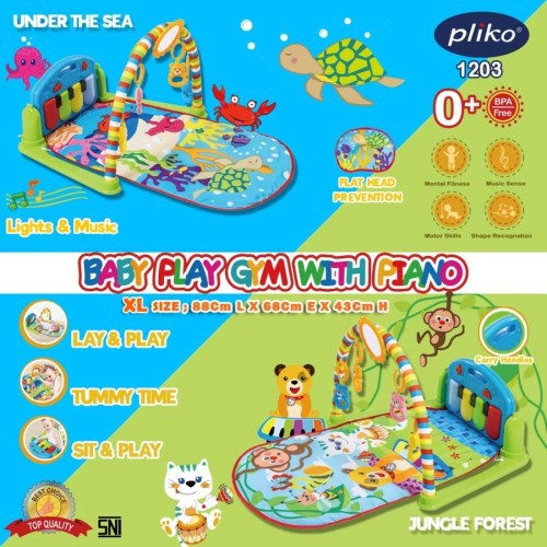 Pliko Playmat Piano 1203 Jungle Forest