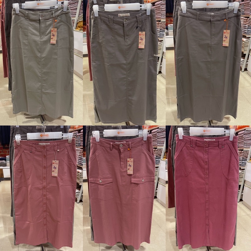 ROK SKIRT WANITA TRISET (S-XL)