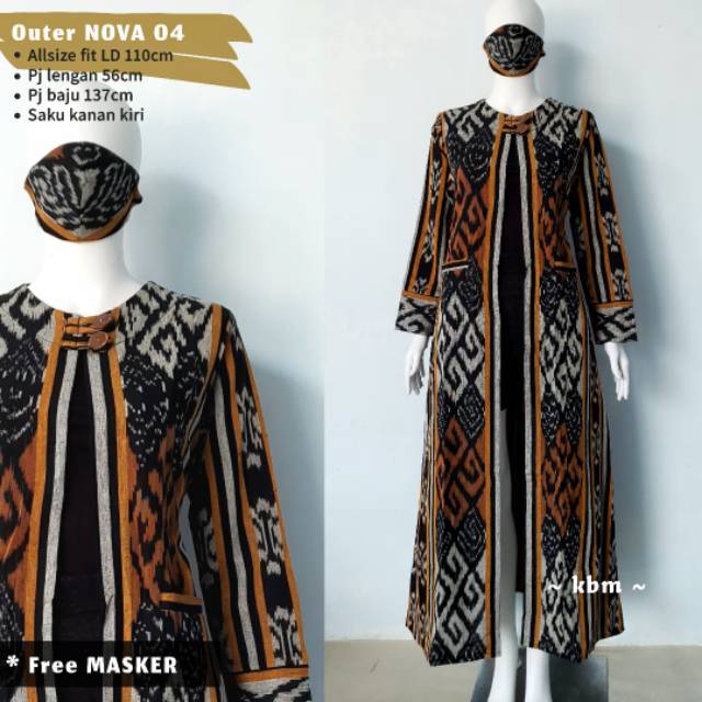 Outer nova tenun ori troso Free Masker