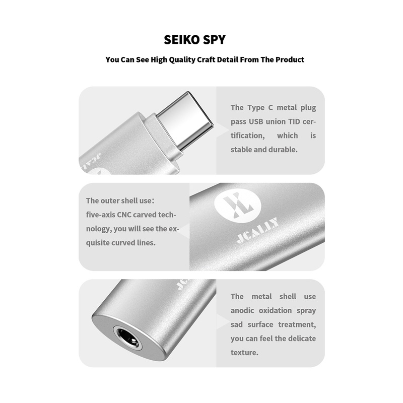 JCALLY JA3 HiRes DAC CX31993 USB Type C to 3.5mm alt JM6 JA04