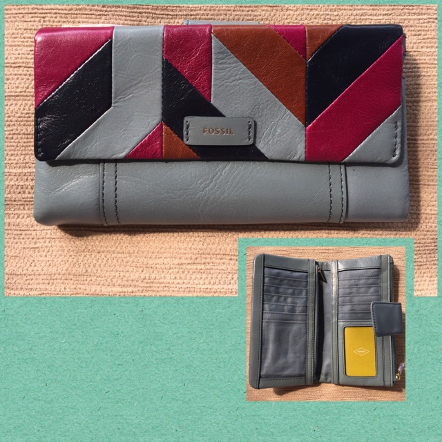 Fossil Ellis Clutch Steel Blue