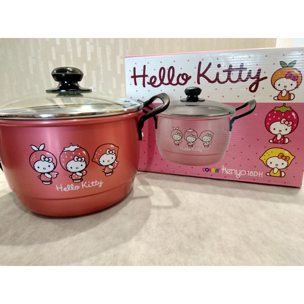 Maspion Kenzo Colan Hello Kitty Steamer/Panci/Penanak/Pengukus Makanan/Alat Kukus Lucu Pink