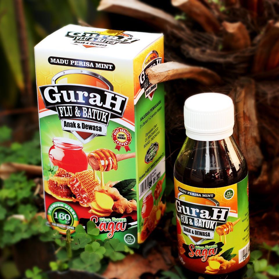 Madu Gurah Saga Flu dan Batuk Darusyifa 160 gram