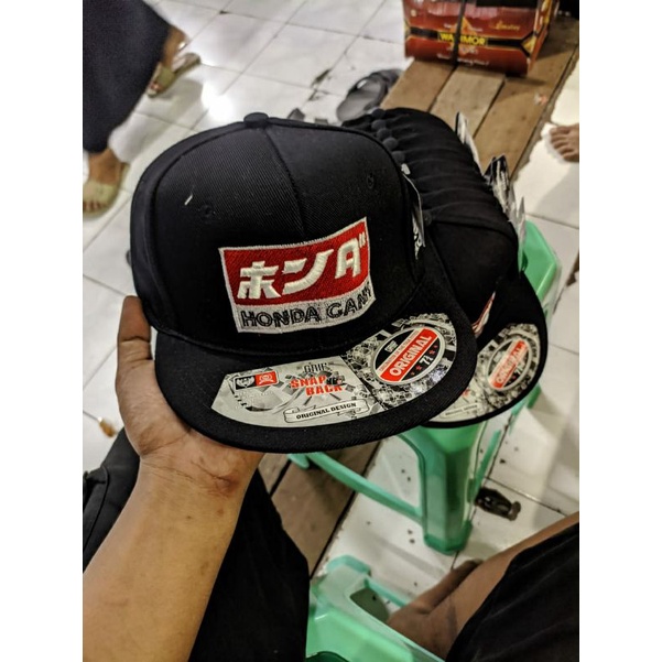 Topi Snapback Honda Gank