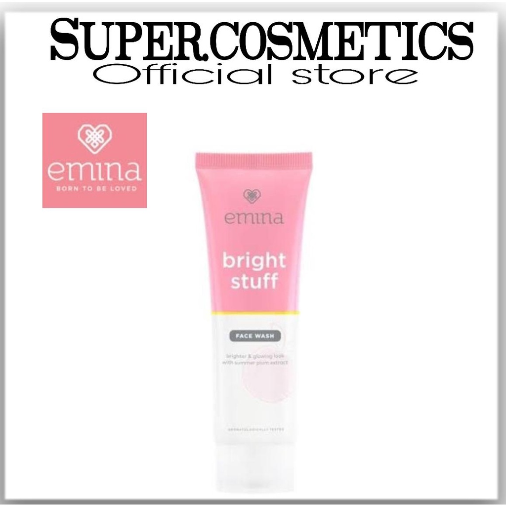 ✅BPOM EMINA BRIGHT STUFF FACE WASH ORIGINAL