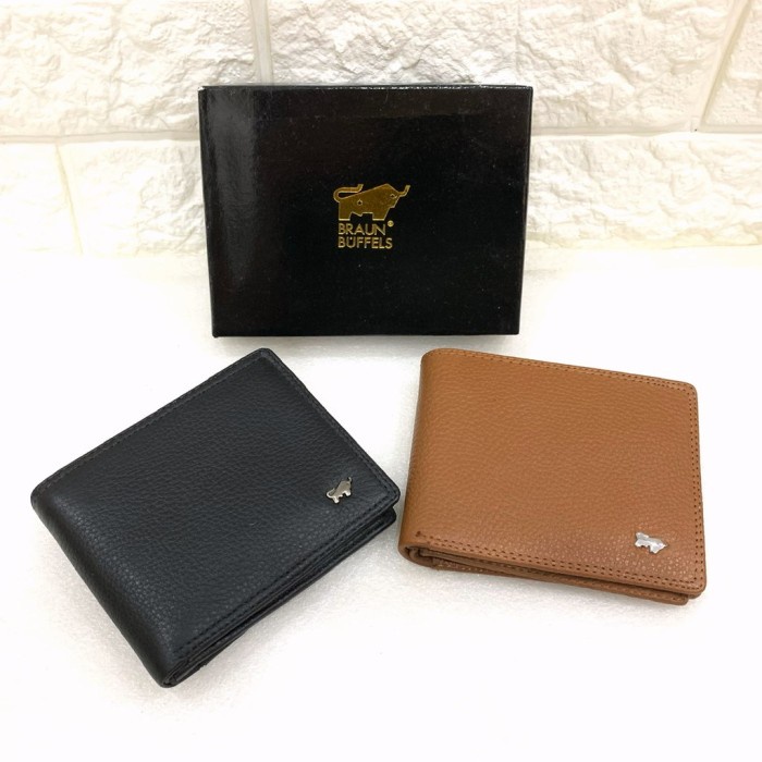 DOMPET BRAUN BUFFEL KULIT SAPI ASLI DOMPET PRIA 3D KULIT SAPI AWET GA