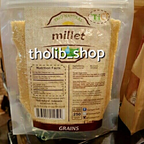 

trio natural millet grains 250gr