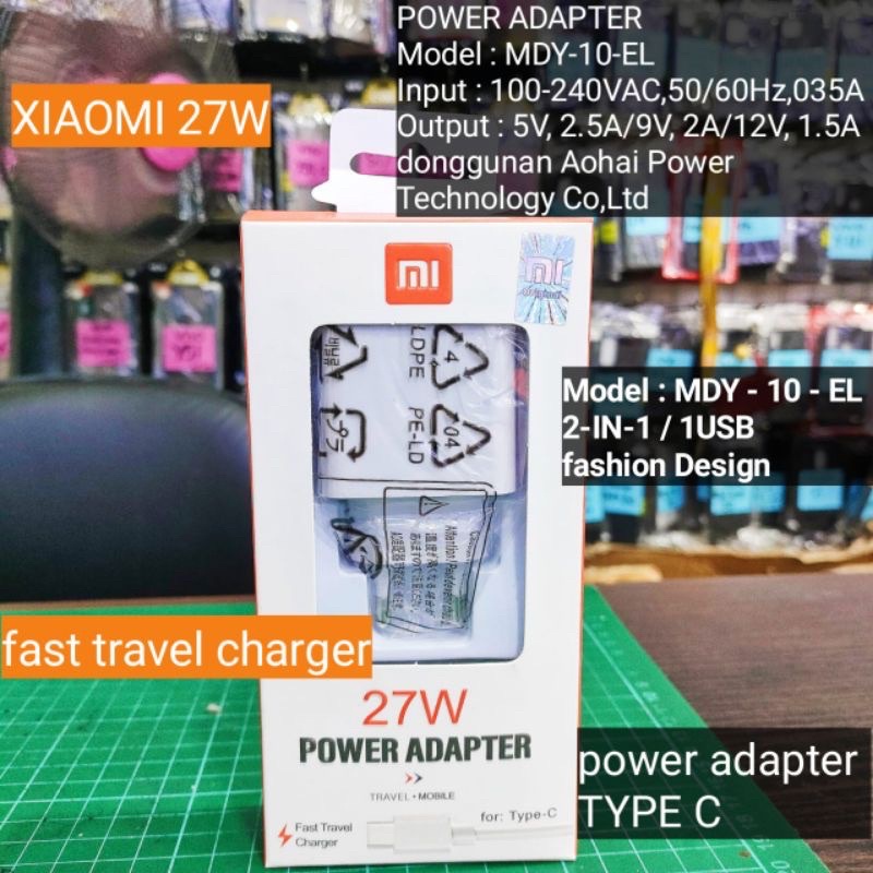 Charger xiaomi Redmi type C 18W/22W/27W/33W/55W/65W/120W/ Mi Turbo Charge Redmi note 7 Pro/ 8 Pro/ 9T/10C/ mi10/10T/mi11/11T/Poco M3/M4/ X3 PRO