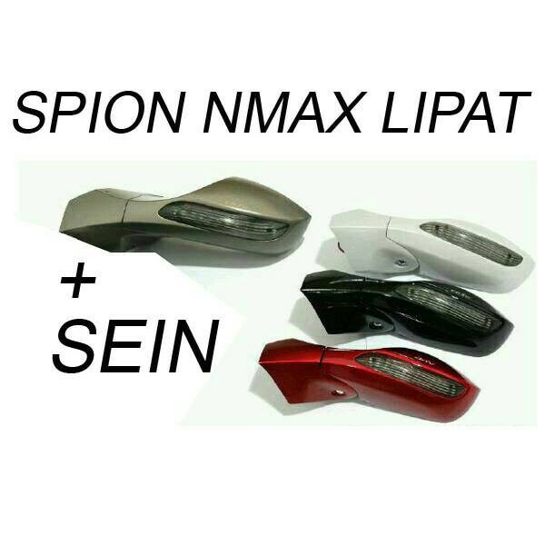 Spion Sepion Nmax Lipat Plastik Spion Yamaha Nmax Plastik LED sein Sen