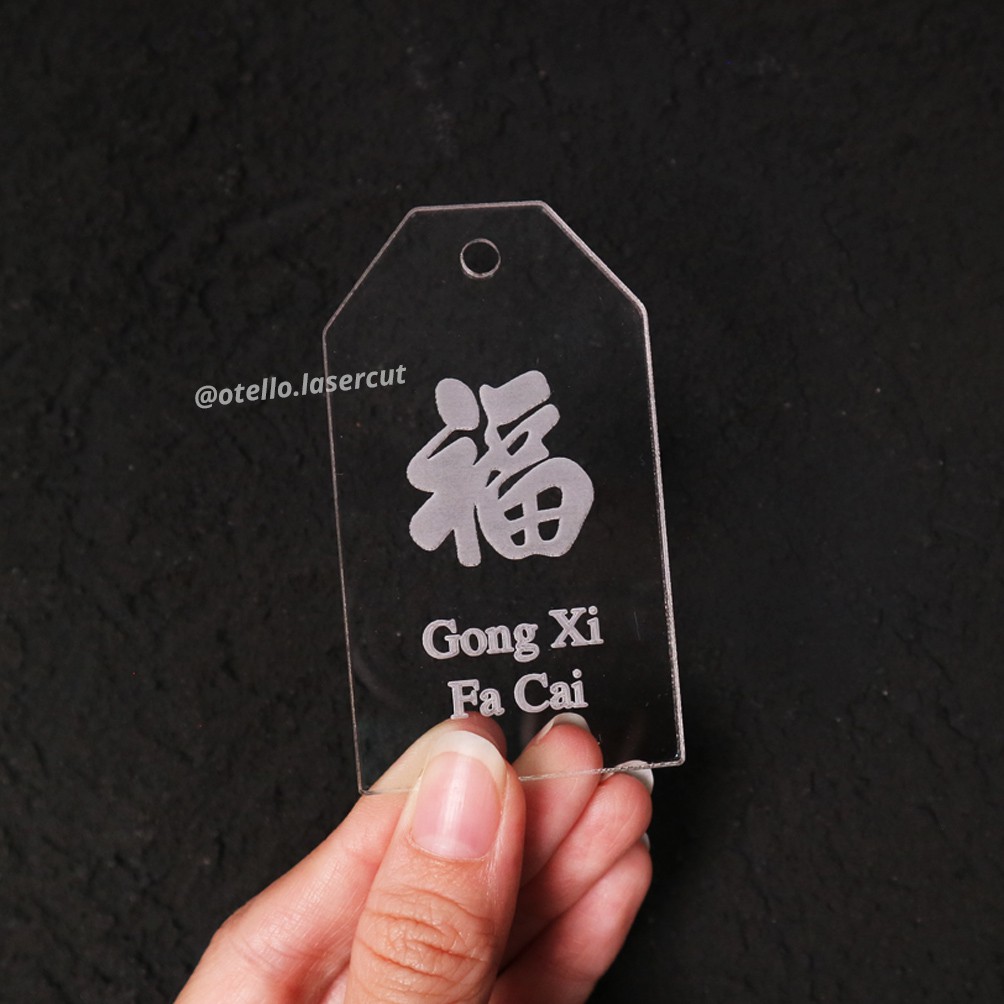 Hang Tag Imlek | Sincia Hang Tag Dekorasi Hampers Tag Chinese New Year Sincia Gong Xi Fu Xin Nian